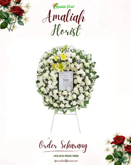 Krans Bunga Duka Mandisari
